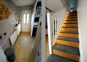 Hallway and Stairs- click for photo gallery